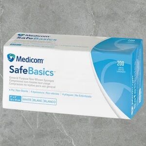 🆕White Non-Woven Skincare Sponges – 200 Count